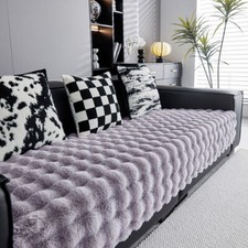 Soft Fluffy Velvet Sofa Cover