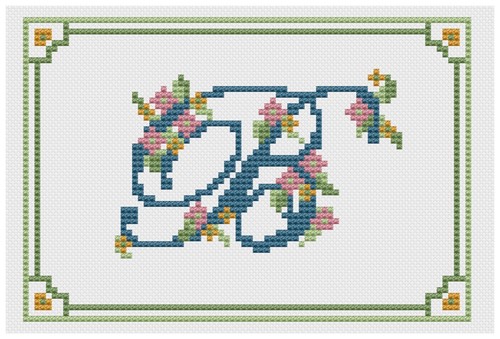 Cross stitch sampler - cross, or