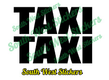 Taxi Sticker Stickers 300mm x 2