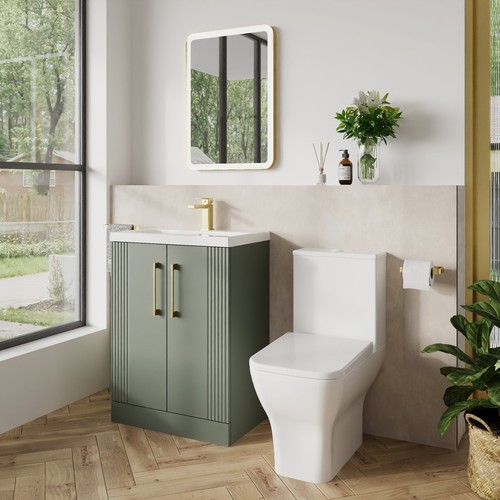 Deco squared 500mm satin green - deco,