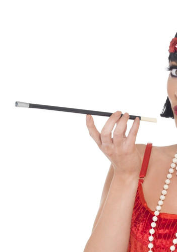 1920s cruella black white - black,