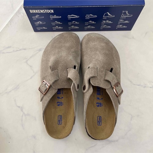 Birkenstock boston suede clogs - suede,