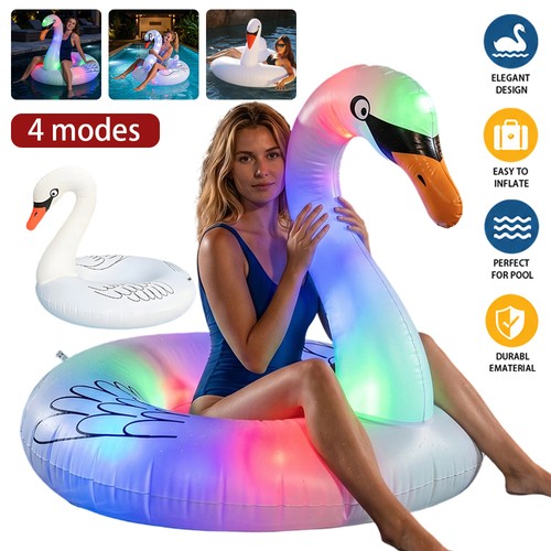 Inflatable swan pool floats - swan,