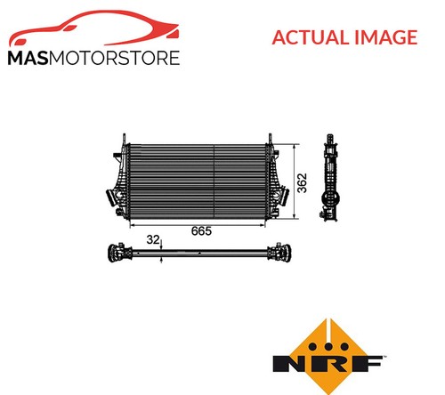 Intercooler radiator nrf 30796 - intercooler,