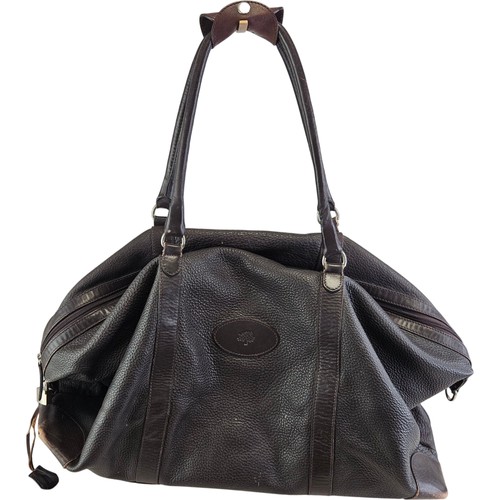 Mulberry leather duffle bag - mulberry,