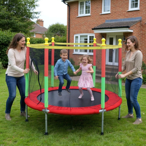 5ft kid trampoline safety - kid,