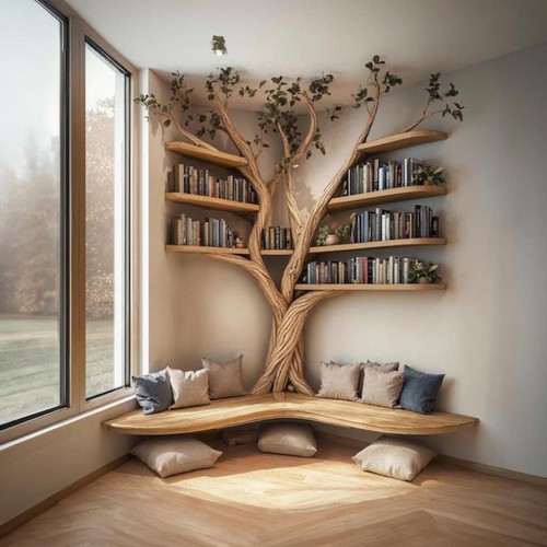Rustic tree branch floating - tree,