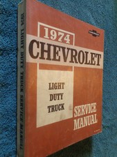 1974 CHEVROLET TRUCK SHOP