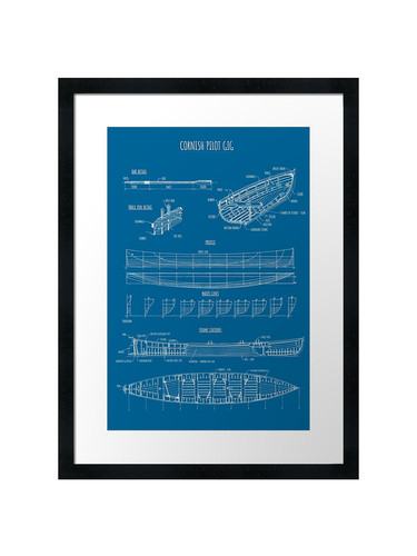 Cornish pilot gig boat plans - boat,