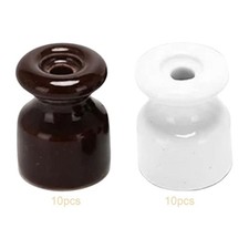10pcs Porcelain Insulators