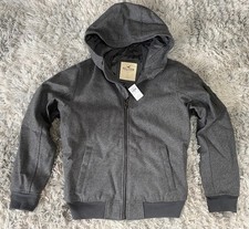 Mens Hollister Grey Hooded