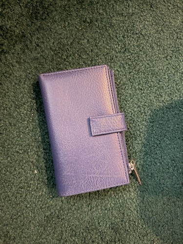 Matt and nat vegan wallet - matt, blue