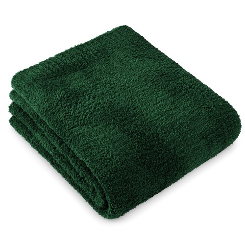 Cozy soft knitted throw - soft,