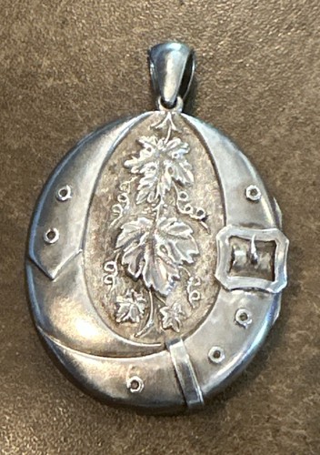Victorian antique silver belt - antique,