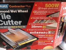 Plasplugs Contractor Plus Diamond Wet Wheel Tile Cutter 500w