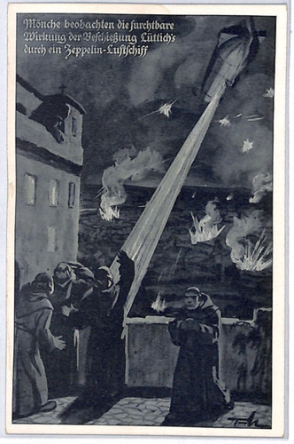 Zeppelin art ww1 - zeppelin, propaganda