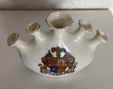 Crested Porcelain Bud Vase