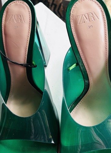 Zara emerald green vinyl clear - zara,