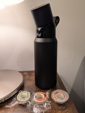 Air Up Black Steel Water Bottle 850ml With Pods Included