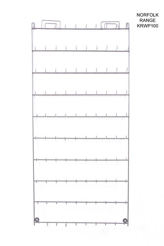 Wall panel keyring display - wall,
