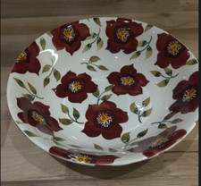 Emma Bridgewater Christmas Rose Very LARGE 12.5” Serving Bowl New Displayed 1st.