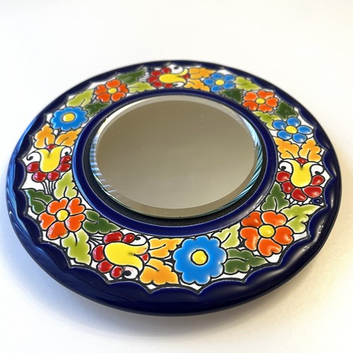 Small floral ceramic - small, mirror