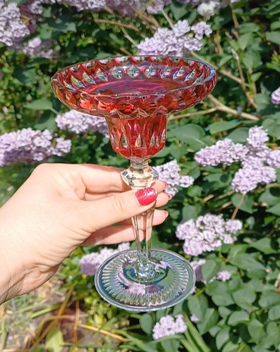 Nachtmann red cranberry cut - nachtmann,