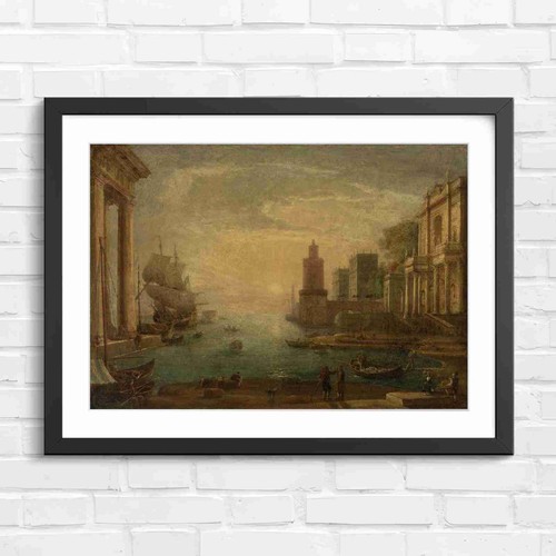 Classical harbor scene - harbor,