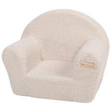 Bouclé kids chair, soft
