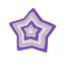 Star pin badge, enamel badge