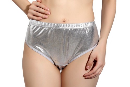 Womens shiny metallic panty - womens,