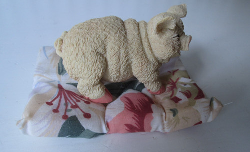 Cute vintage pig ornament - pig,