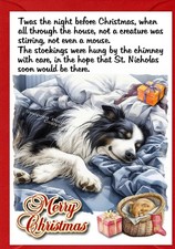 Border Collie Dog A6 (4" x 6")