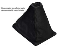 BLACK LEATHER SKIN GEAR GAITER