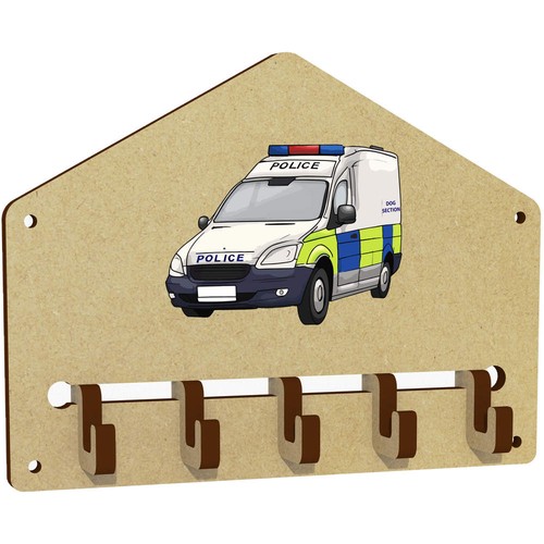 Police dog van wall mounted - 'police,
