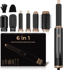 Hair Styler 6 in 1, Hair Dryer Set with Air Curler, Blow-Out Look 3 Wind Speed
