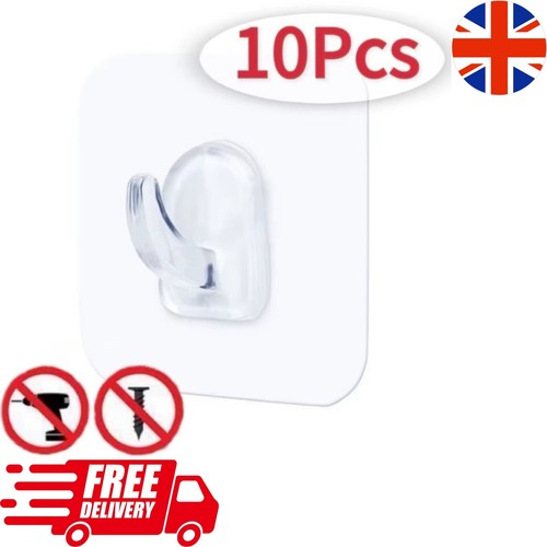 Self adhesive wall - 10, hooks