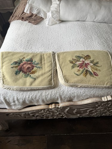 Needlepoint tapestry seat pads - needlepoint,