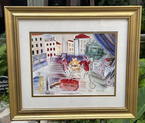 Raoul dufy lithograph 1990 les - dufy,