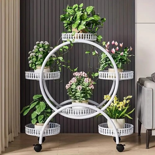 Modern multi tiered potted - modern, 6