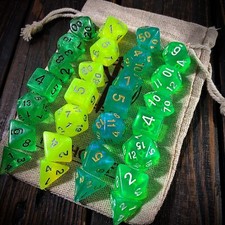 Radioactive dice translucent - radioactive,