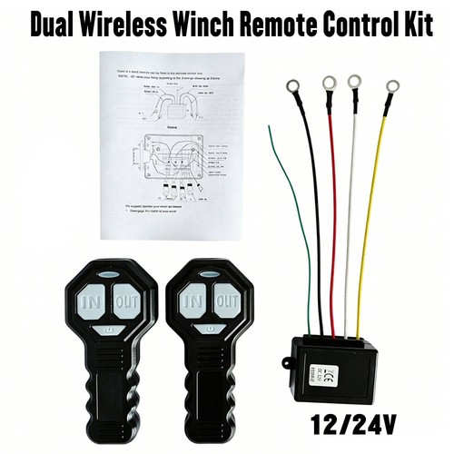 12v 24v dual - 24v, winch