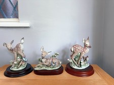 Lladro Deer & Fawn Figurines