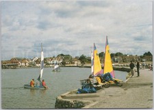 Vintage Postcard Emsworth Sailing Boats England