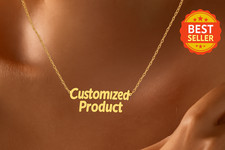 Personalized Custom Name Necklace, Stainless Steel Pendant Jewelry, Gift for Wom
