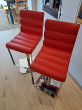 Industrial Retro Bar/Diner Stools x 2 - One Damaged