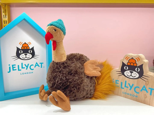 Jellycat theo turkey - turkey, authentic
