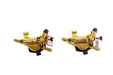 Juin Tech R1 Road Cyclocross Gravel Bicycle Bike Hydraulic Disc Brake Set Gold