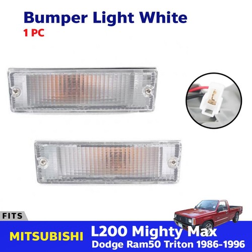 Front bumper light white pair - bumper,