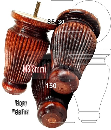 Replacement legs solid - 4,
